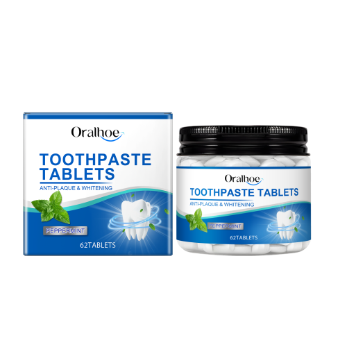 Oralhoe 薄荷牙膏片 清洁牙齿黄渍清新口腔护理便捷焕亮薄荷牙膏片