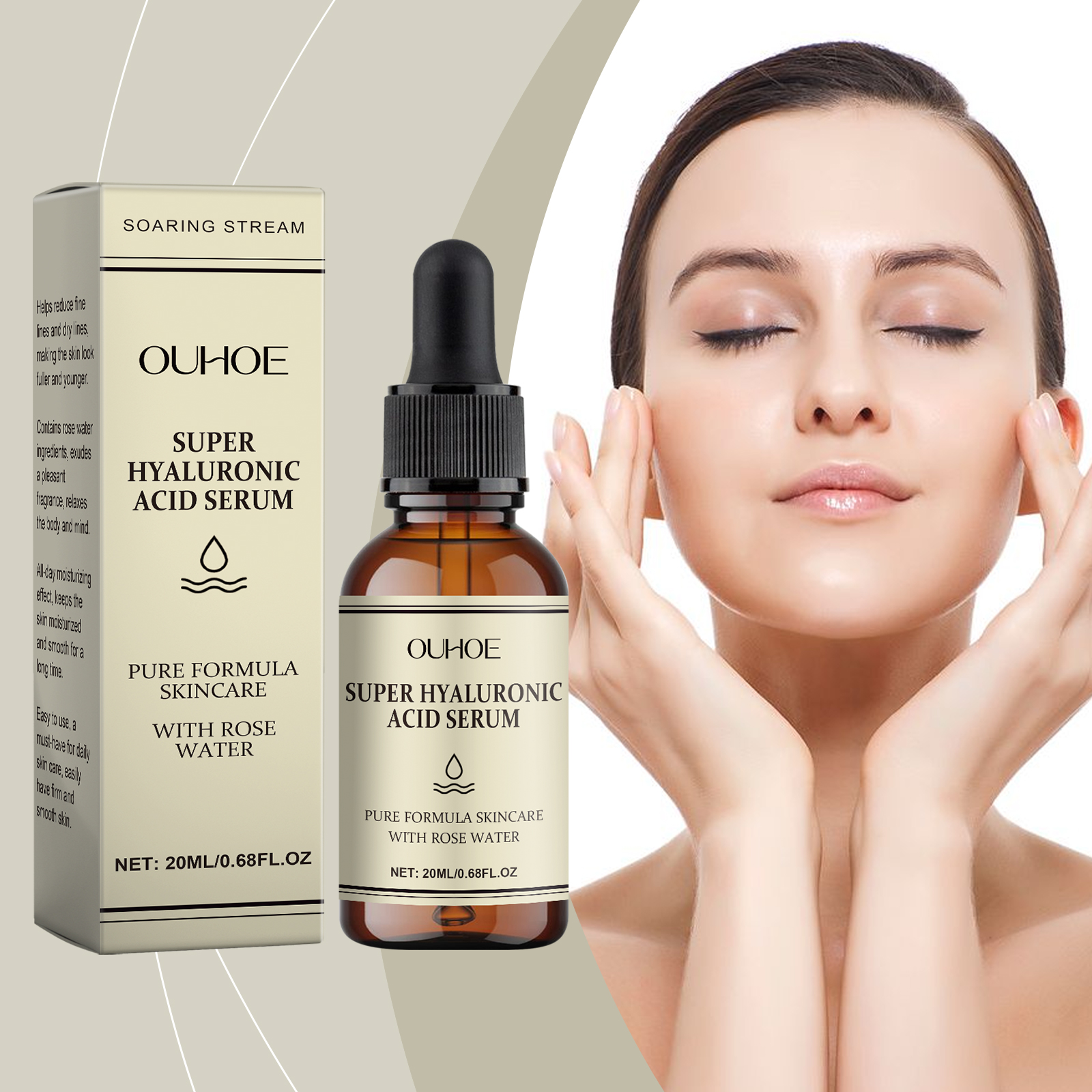 OUHOE Firming Essence, Facial Essence Moisturizes Skin, Rejuvenates And Hydrates, Firming And Tenderizing Skin_voghion.com