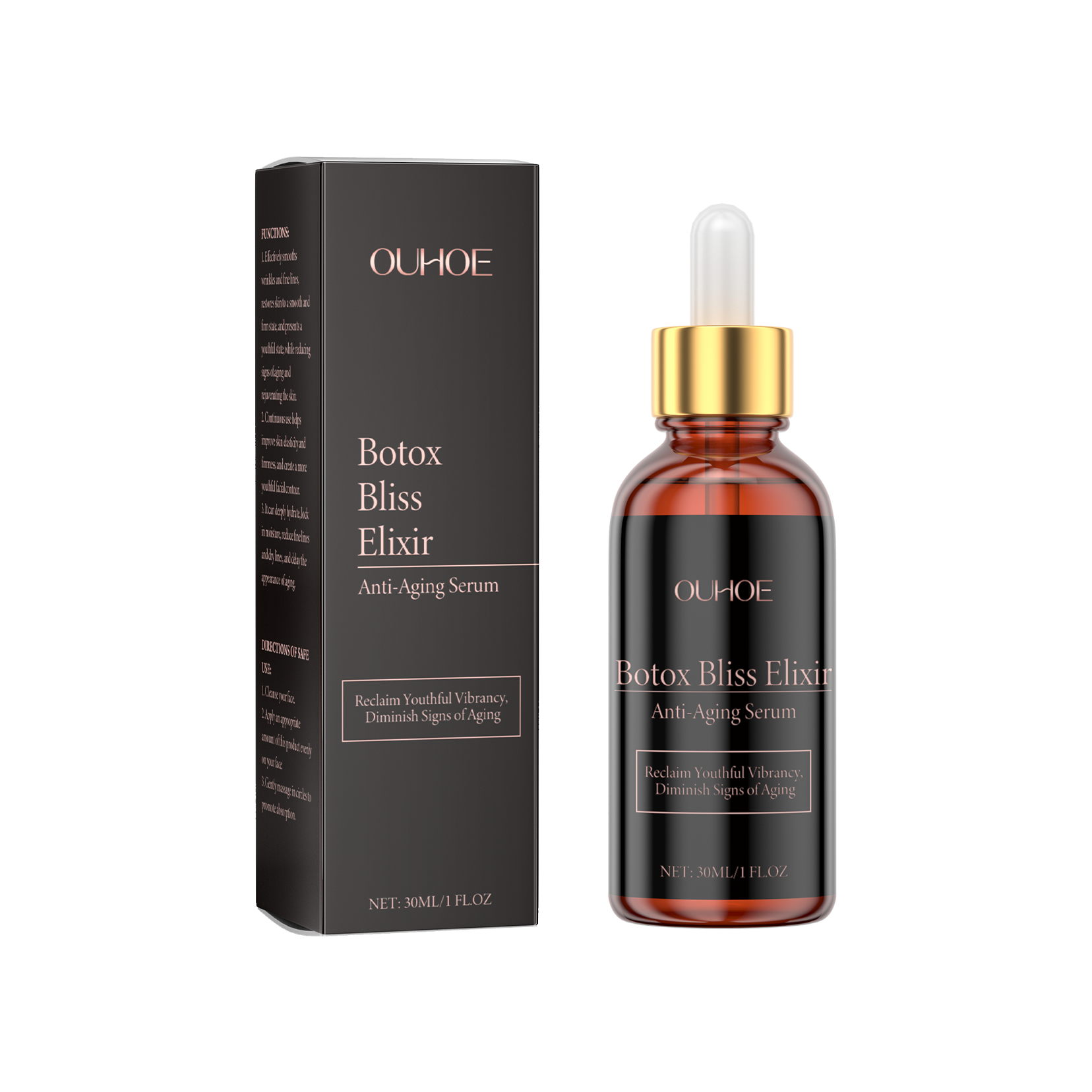 OUHOE Hydrating Essence Facial Essence Hydrates, Hydrates And Improves Skin, Lightening Fine Lines And Smoothing Skin_voghion.com