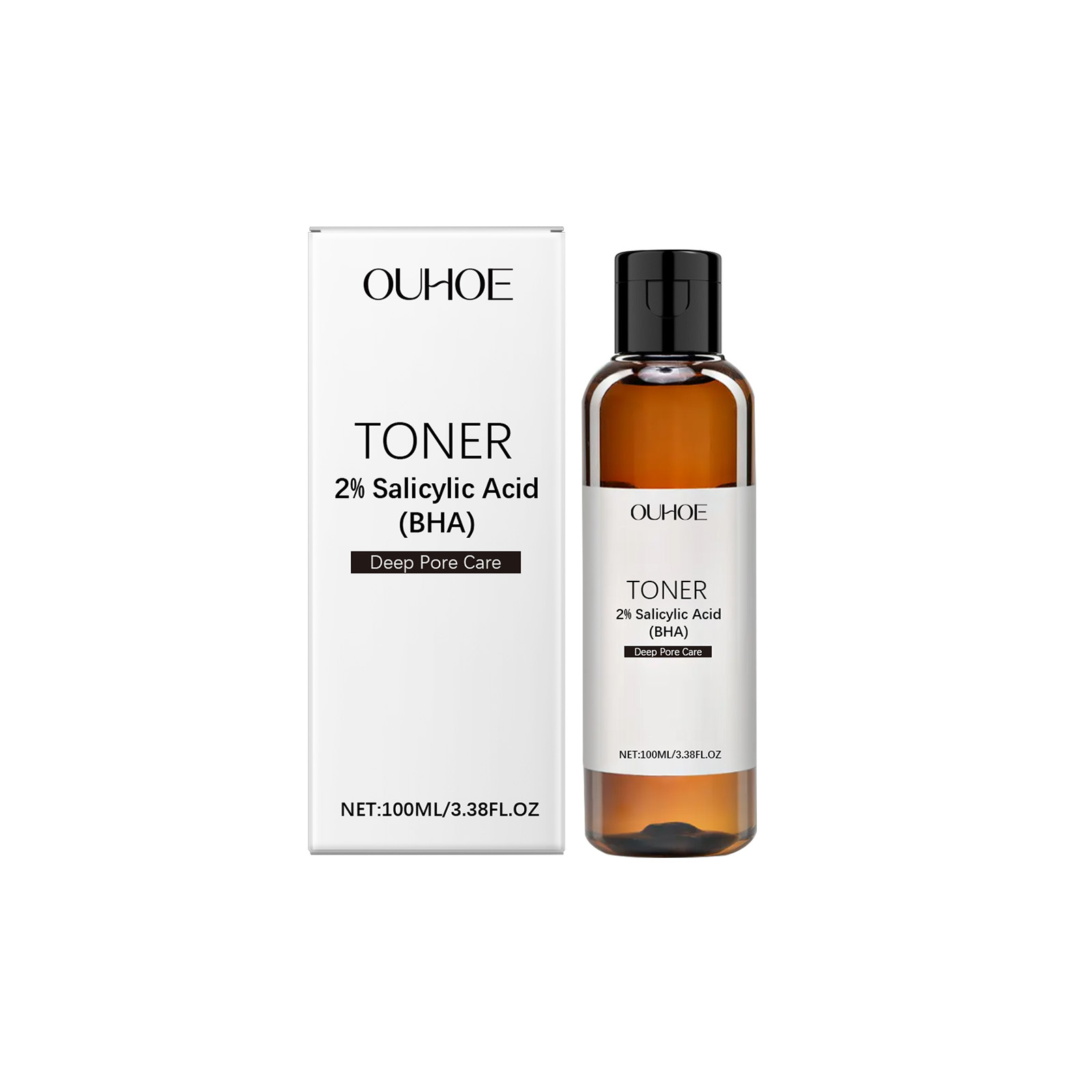 OUHOE Salicylic Acid Pore Care Toner Gently Moisturizes And Hydrates Skin Refreshing Toner_voghion.com