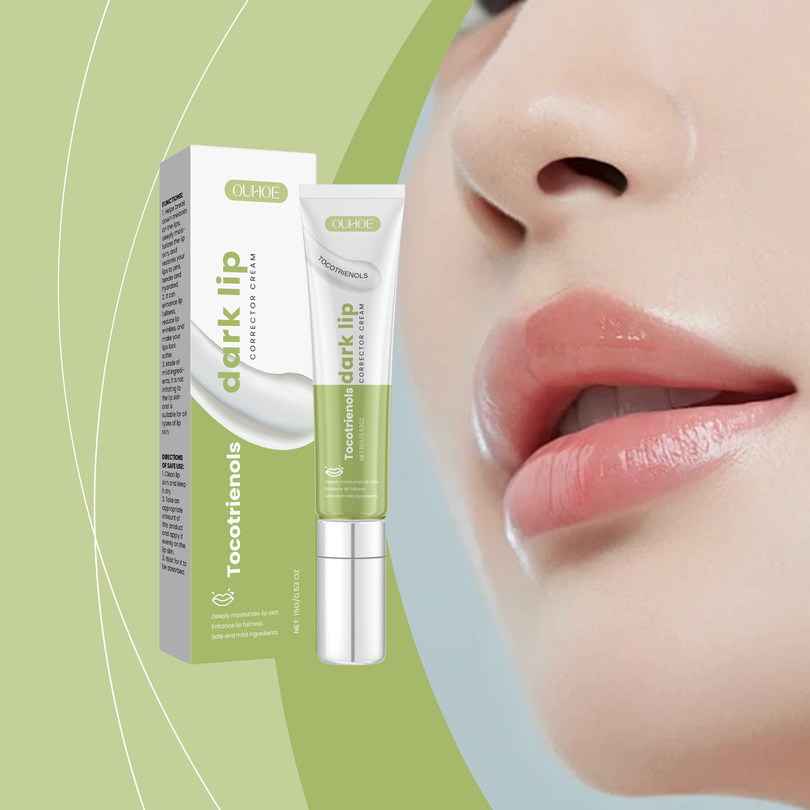 OUHOE Moisturizing And Moisturizing Lip Balm Moisturizing And Smoothing Lip Lines Soothing Lip Repair Lip Balm_voghion.com