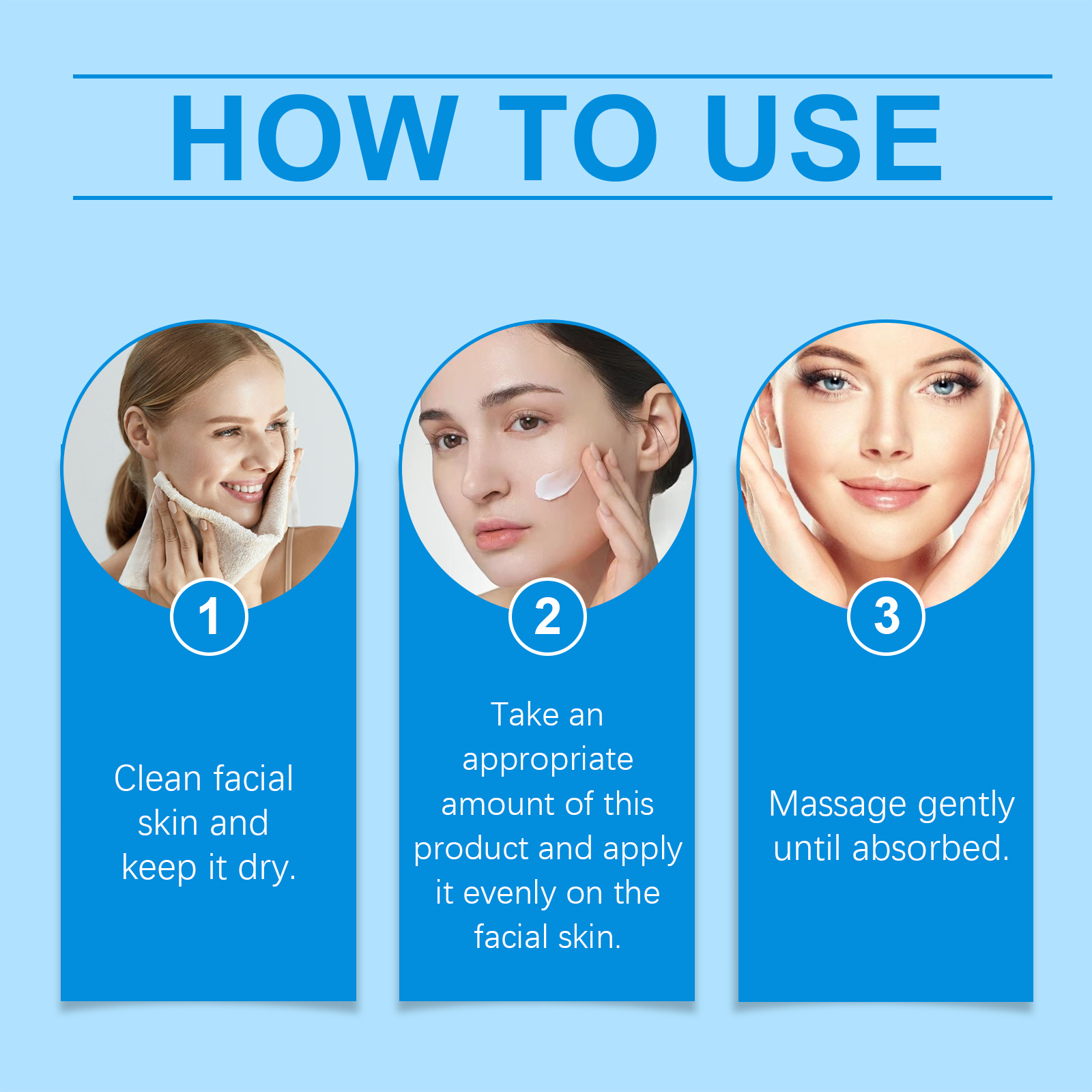 OUHOE Azelaic Acid Acne Cleansing Cream Gently Moisturizes And Moisturizes Skin, Hydrates And Balances Oil And Acne_voghion.com