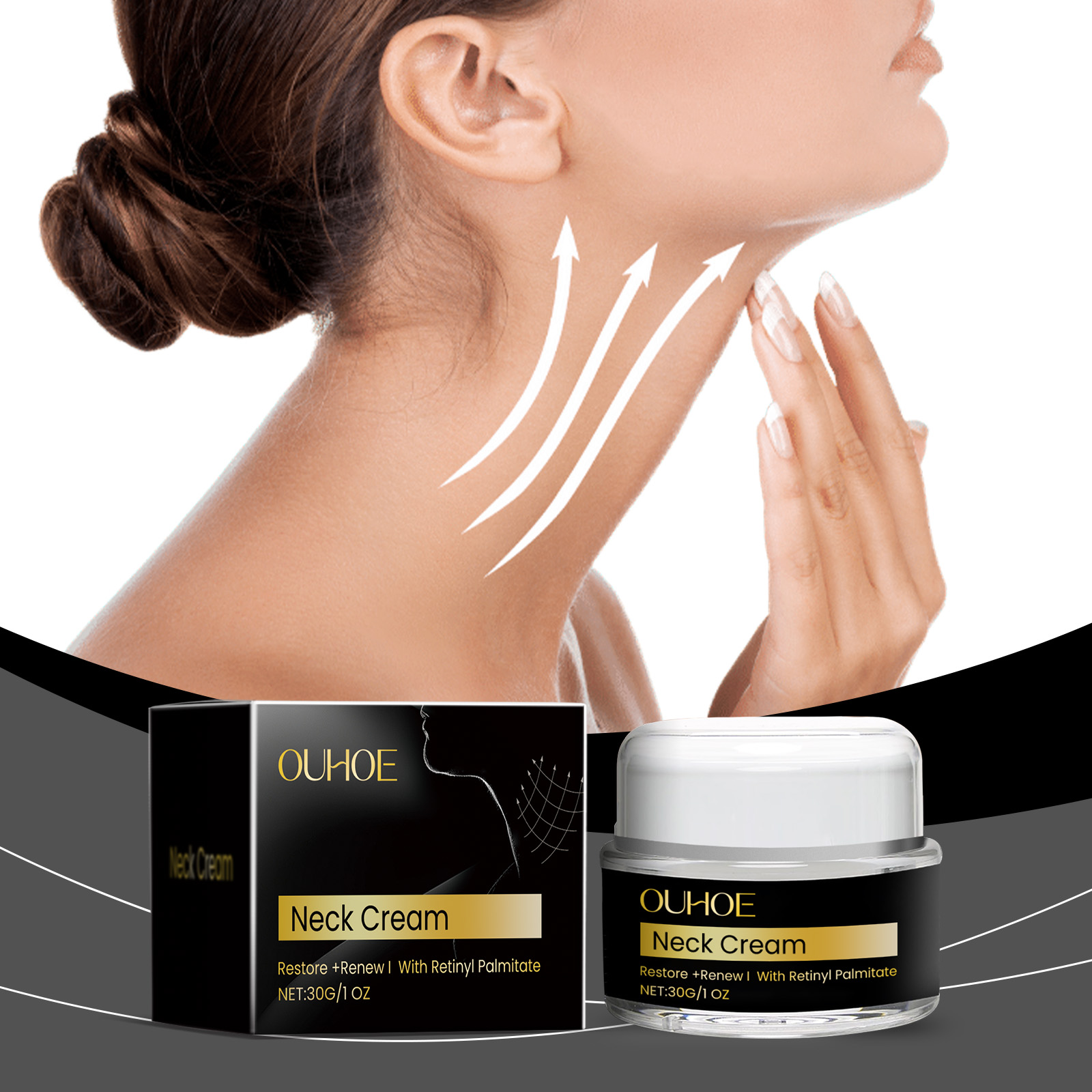 OUHOE Neck Moisturizer Hydrating, Hydrating, Purifying And Firming Care For Neck Skin_voghion.com