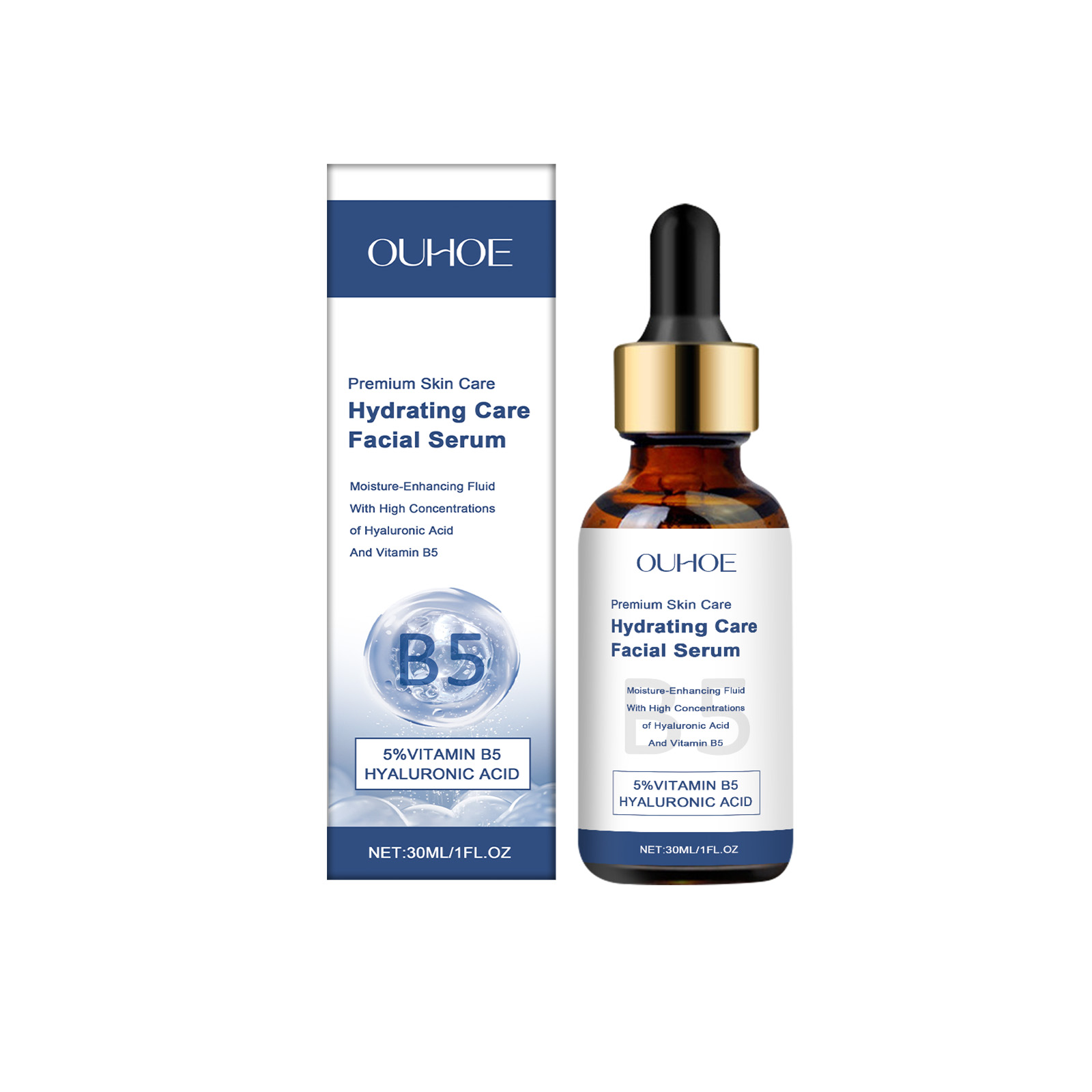 OUHOE B5 Facial Moisturizing Serum Moisturizes Facial Skin Daily Skin Care Serum_voghion.com
