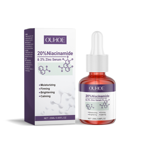 OUHOE 烟酰胺净痘紧致精华液 温和保湿淡化面部痘痘柔嫩肌肤精华液
