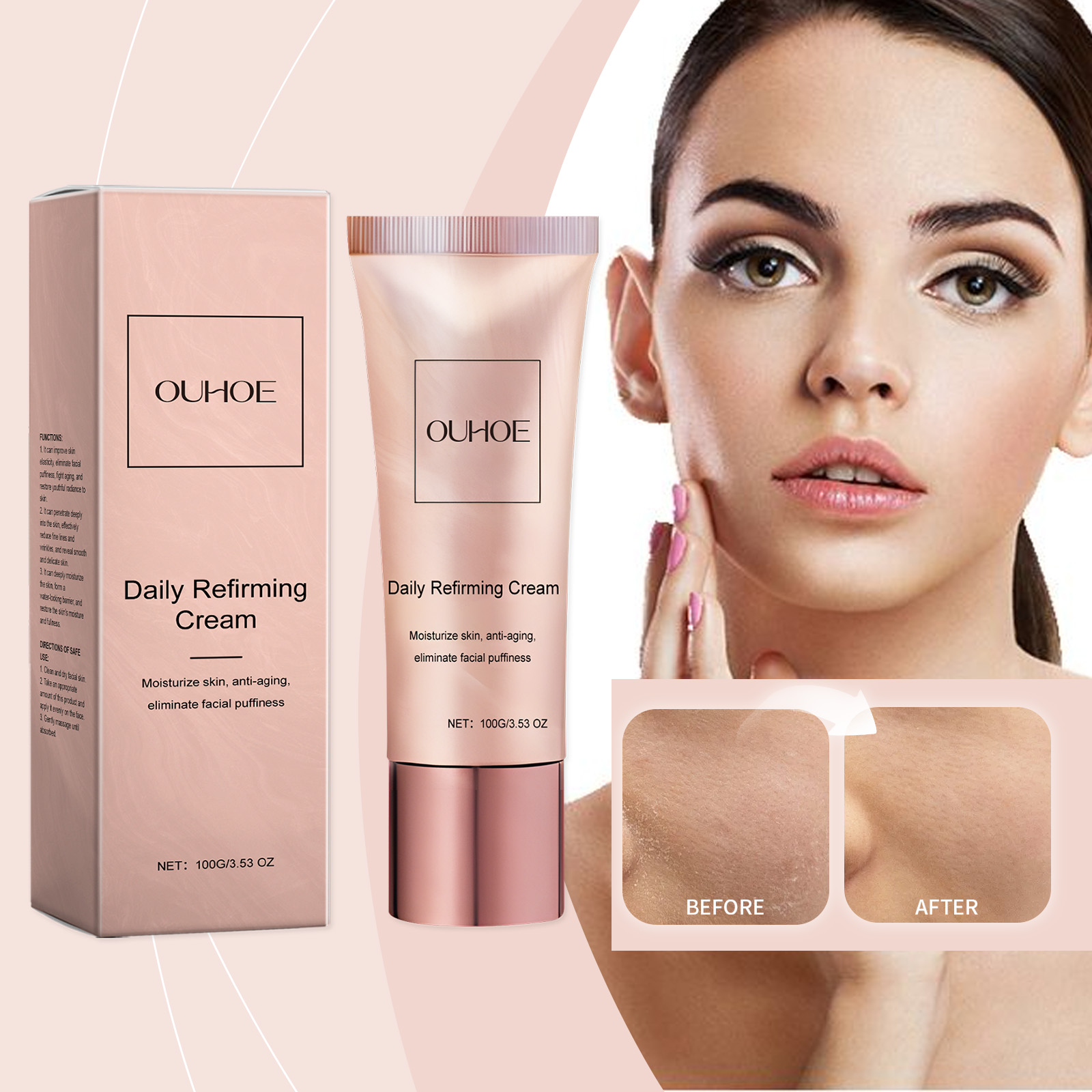 ouhoe-facial-care-cream-moisturizes-and-moisturizes-facial-skin-daily-skincare-beauty-moisturizing-and-brightening-care-cream