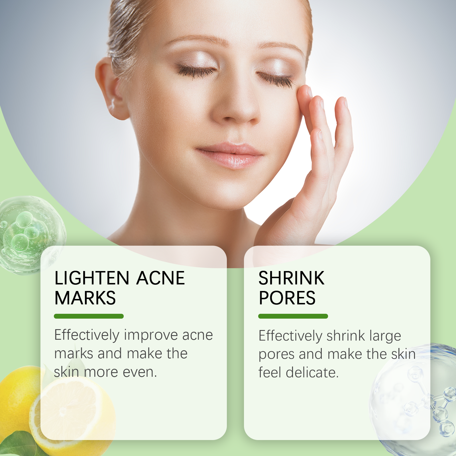 OUHOE Azelaic Acid Treatment Liquid Repair And Moisturize Acne Skin, Clear Pores And Moisturize Skin Care Essence_voghion.com