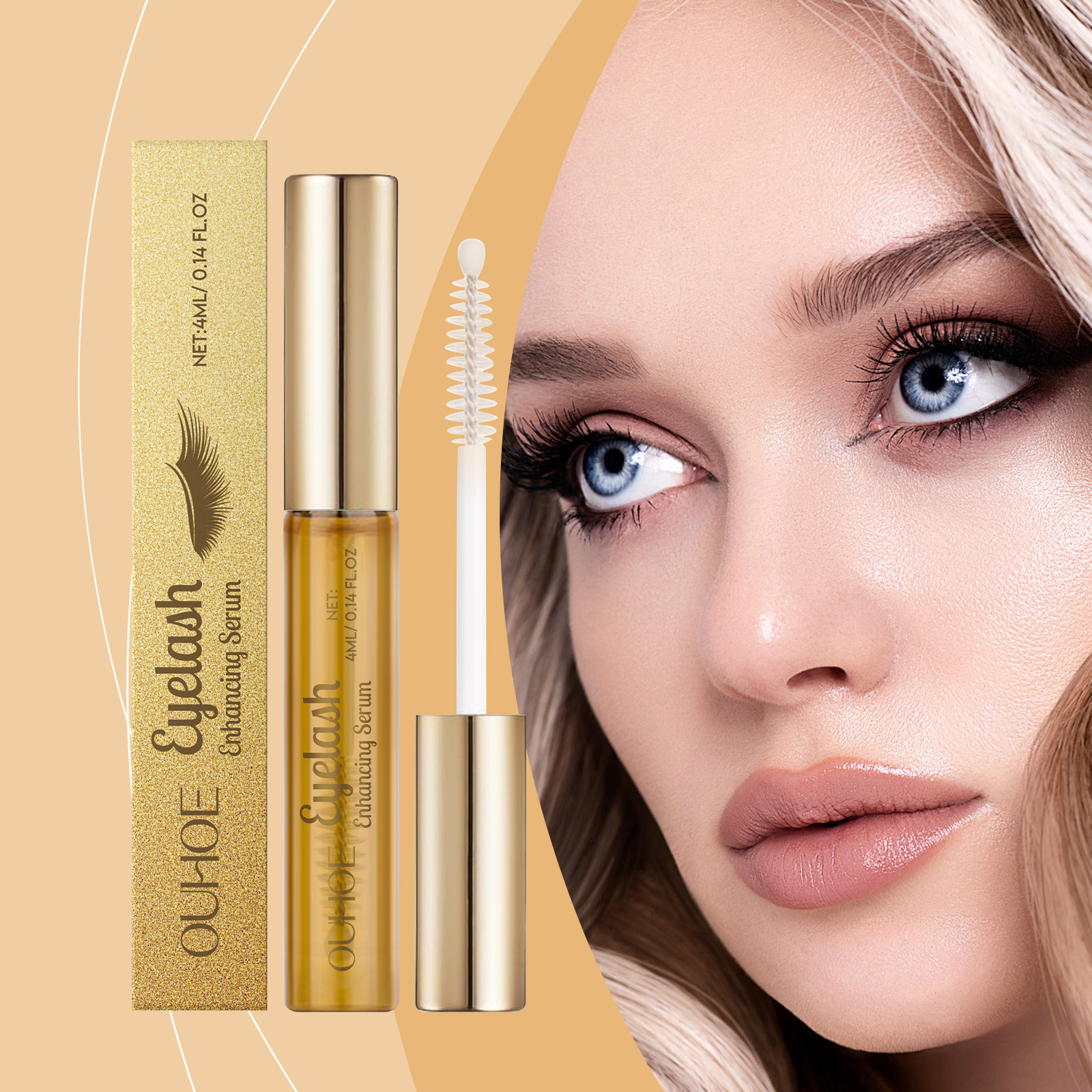 Ouhoe Natural Eyelash Mascara - Long-lasting Daily Eye Makeup_voghion.com