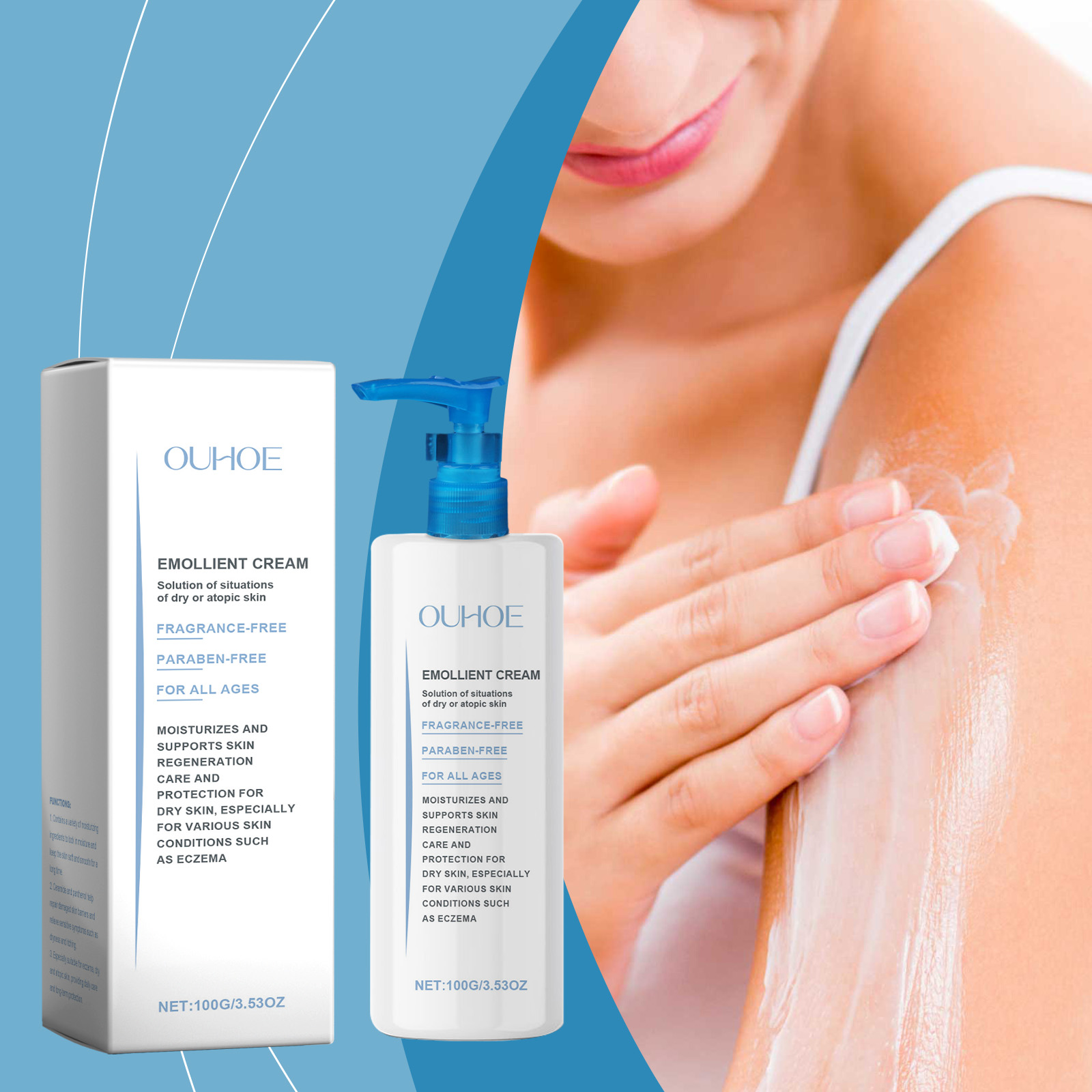 OUHOE Moisturizing Care Cream, Moisturizing, Moisturizing, Non-Greasy Body, Leaving Fragrance, Moisturizing, Moisturizing, Dry Skin And Moisturizing_voghion.com