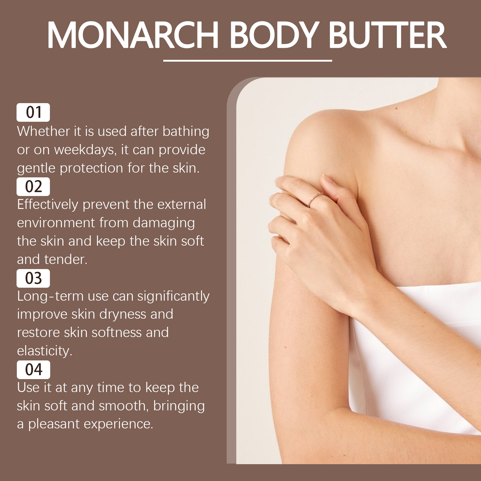 OUHOE Body Moisturizing Cream, Hydrates And Moisturizes Skin With Delicate And Smooth Body Care Cream_voghion.com