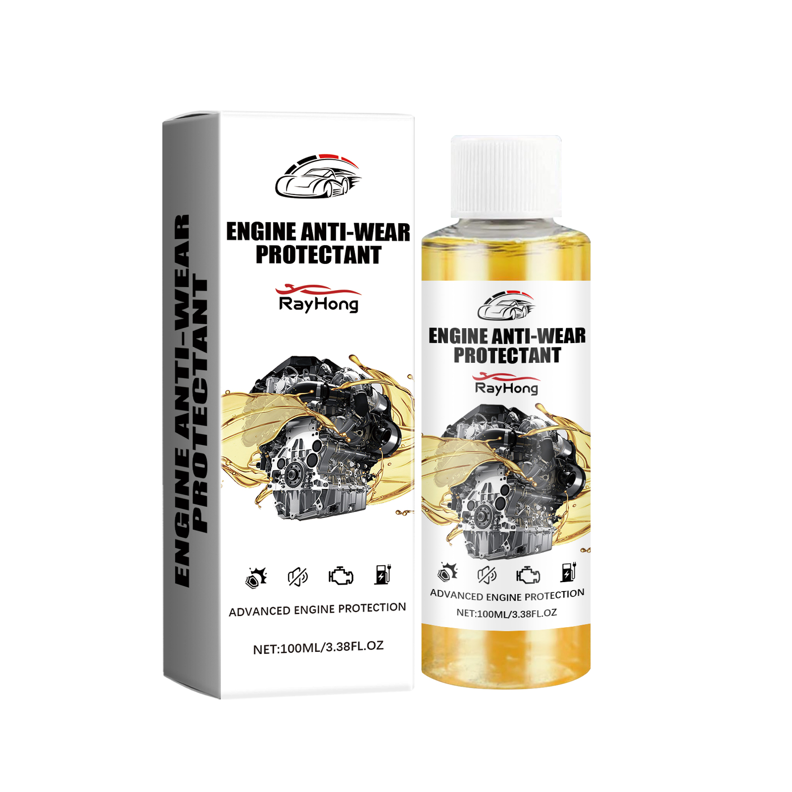 Rayhong Engine Anti-Wear Protective Agent, Anti-Noise Anti-Vibration Anti-Rust Automobile Maintenance Engine Protective Agent_voghion.com