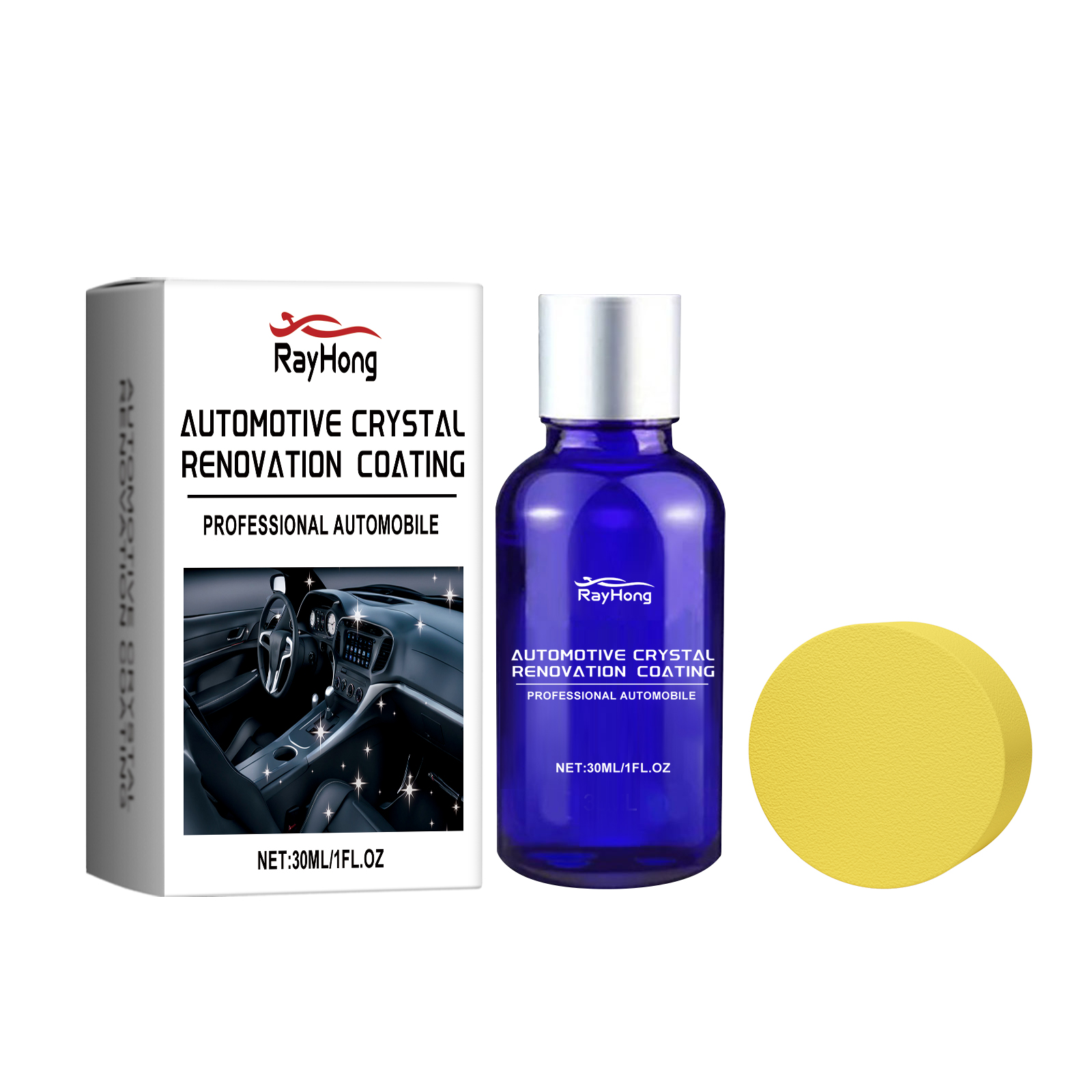 Rayhong Car Plastic Restorer - Restores Shine, Long-Lasting Protection