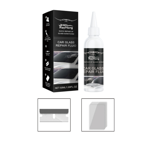Rayhong 汽车玻璃修复胶（50ml） 玻璃纳米修补液快速修复裂痕玻璃修复胶