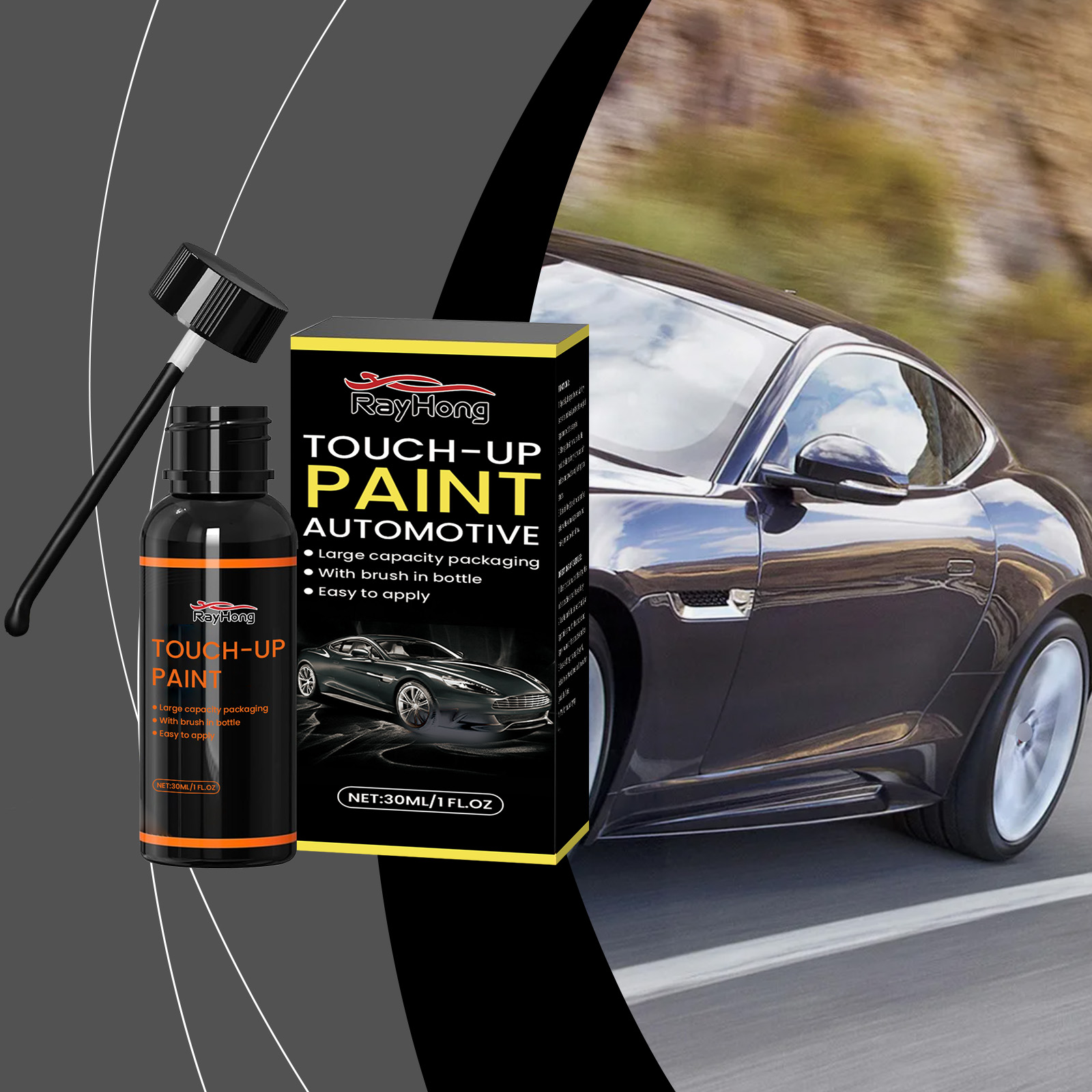 Rayhong Auto Paint Scratch Repair Agent Auto Paint Scratch Scratch Nano Coating Polishing Coating Agent_voghion.com