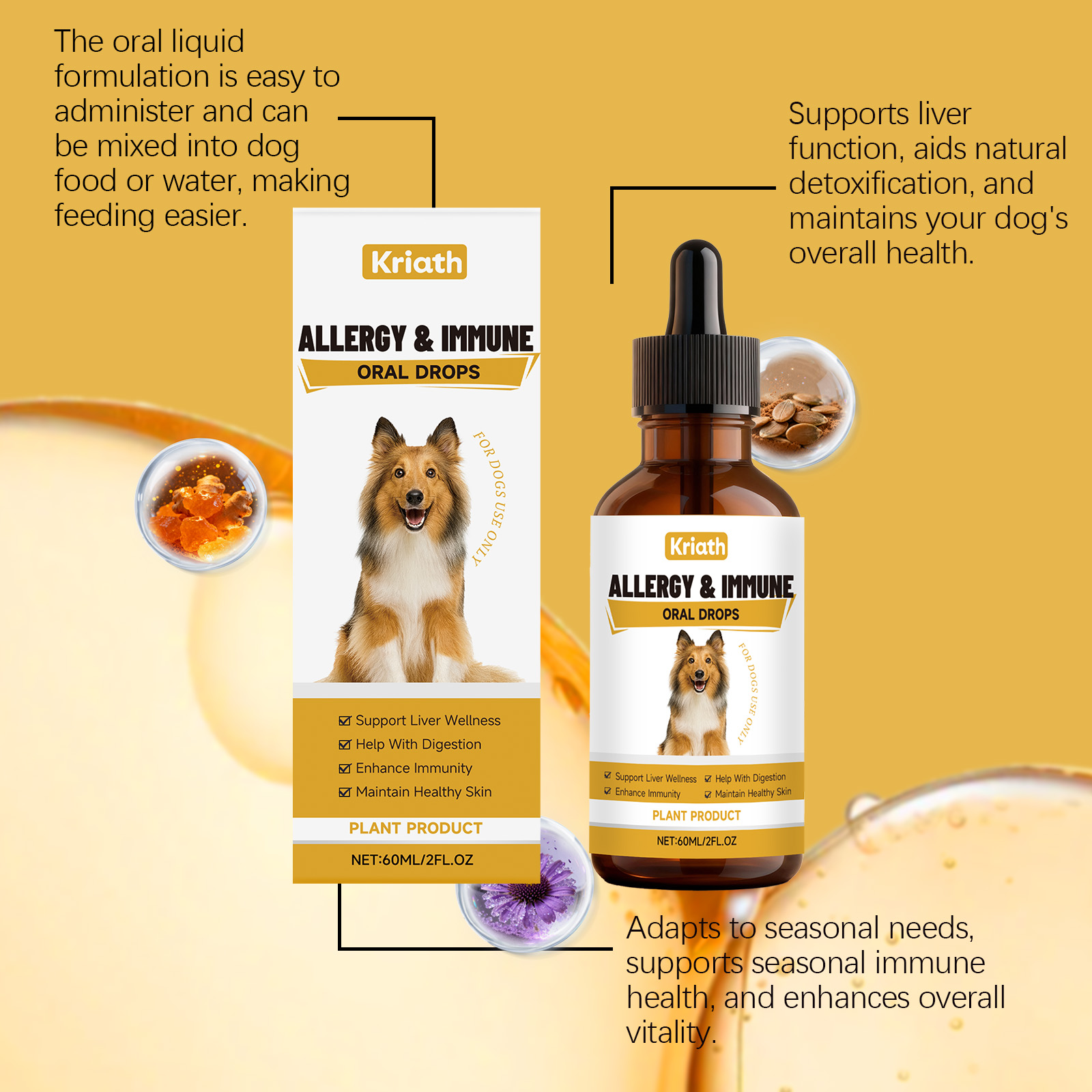 Suplementos herbales para perros vitalidad y confort corporal_voghion.com