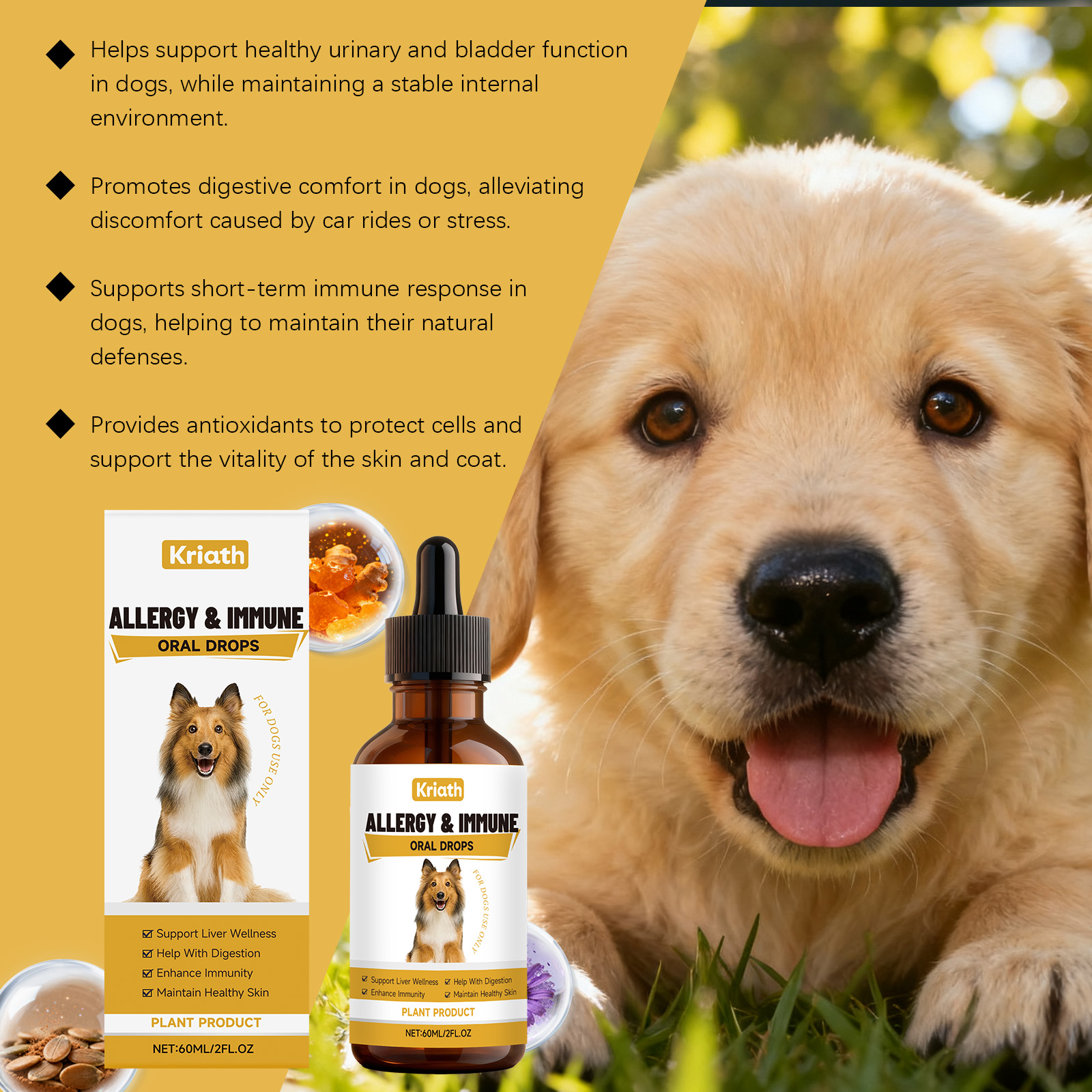 Suplementos herbales para perros vitalidad y confort corporal_voghion.com