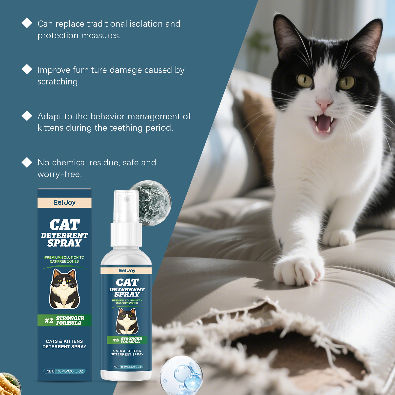 Anti-kratz-spray Für Katzen Möbelschutz Gegen Kratzen_voghion.com