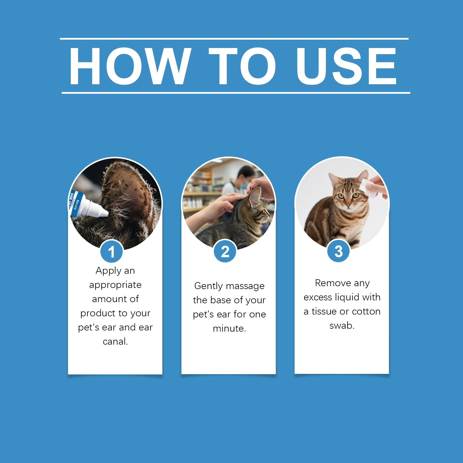 EelJoy Pet Gentle Formula Cleans Earwax Odor Ear Refreshing Daily Care Agent_voghion.com