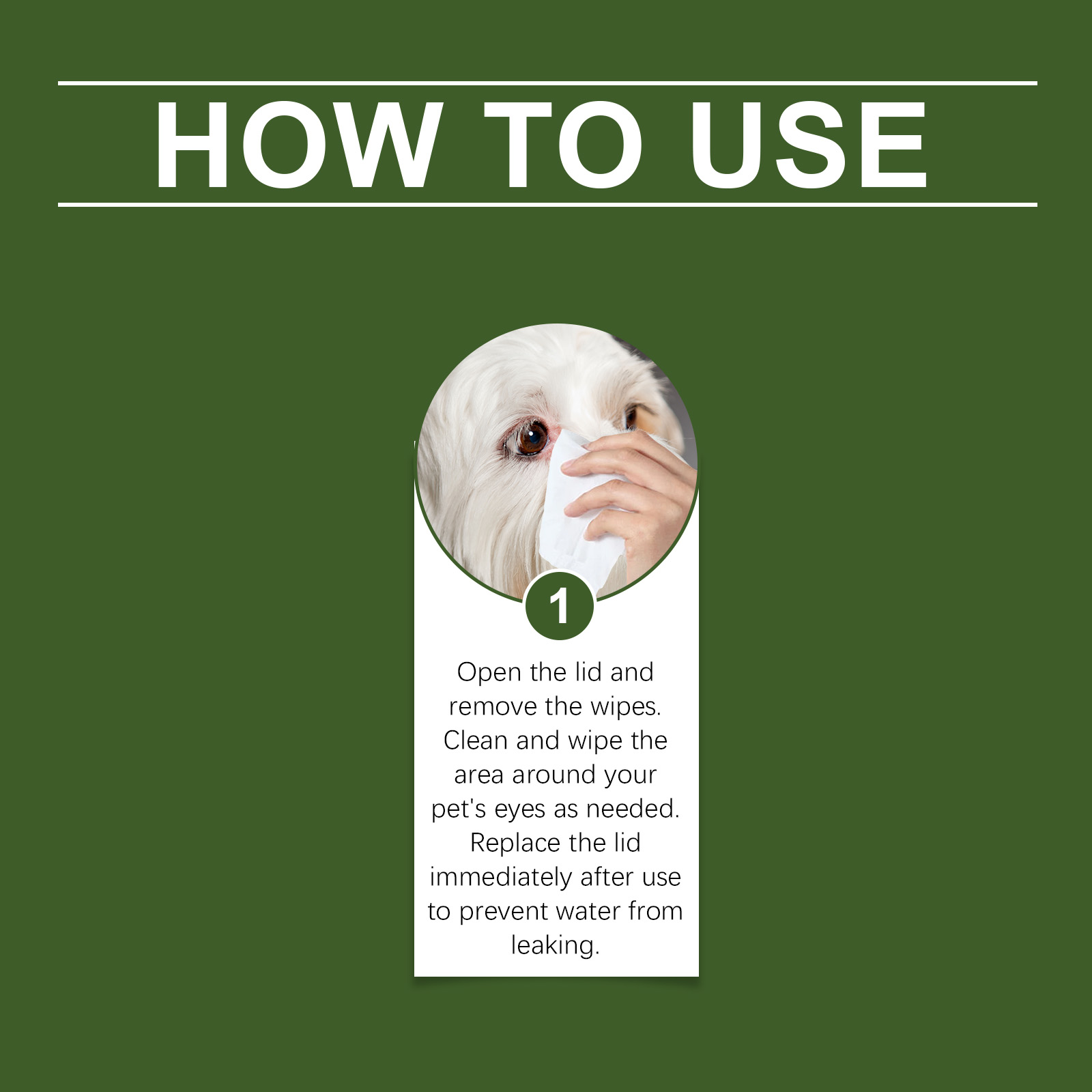 Salviette occhi per cani detergente delicato per lacrime e orecchie_voghion.com