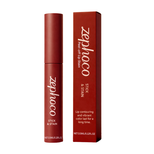 zephoco 剥离式红棕色唇线笔 自然显色勾勒唇部轮廓线条日常彩妆