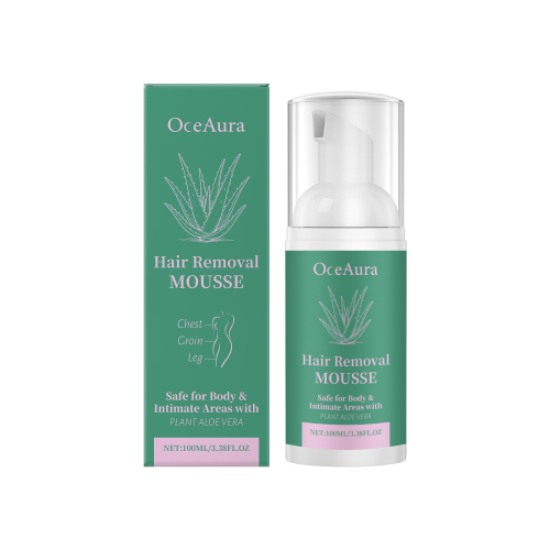 OceAura 芦荟保湿脱毛慕斯 温和清洁身体肌肤滋润柔滑细腻脱毛慕斯