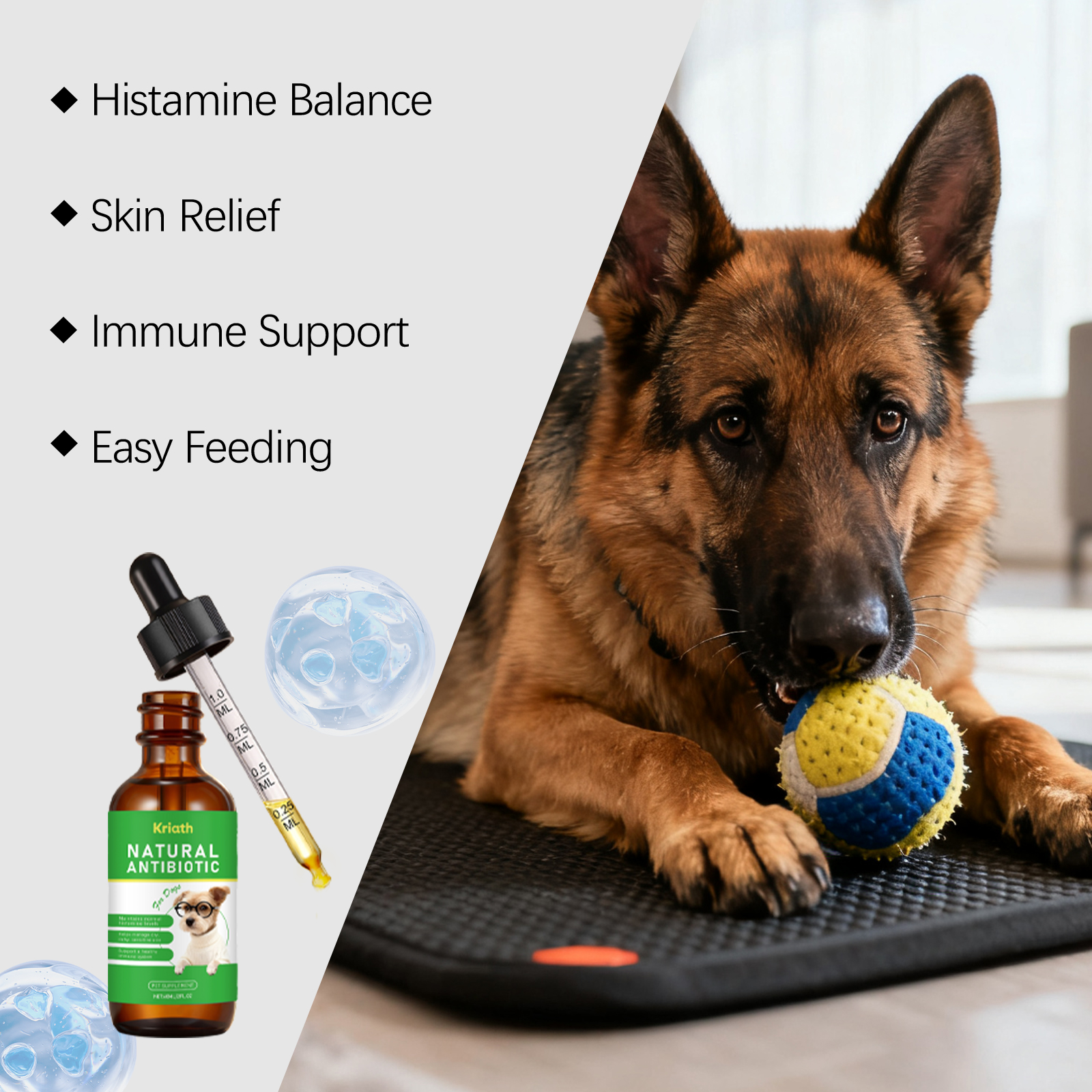 Formula erboristica per cani detergente delicato nutriente pelo_voghion.com
