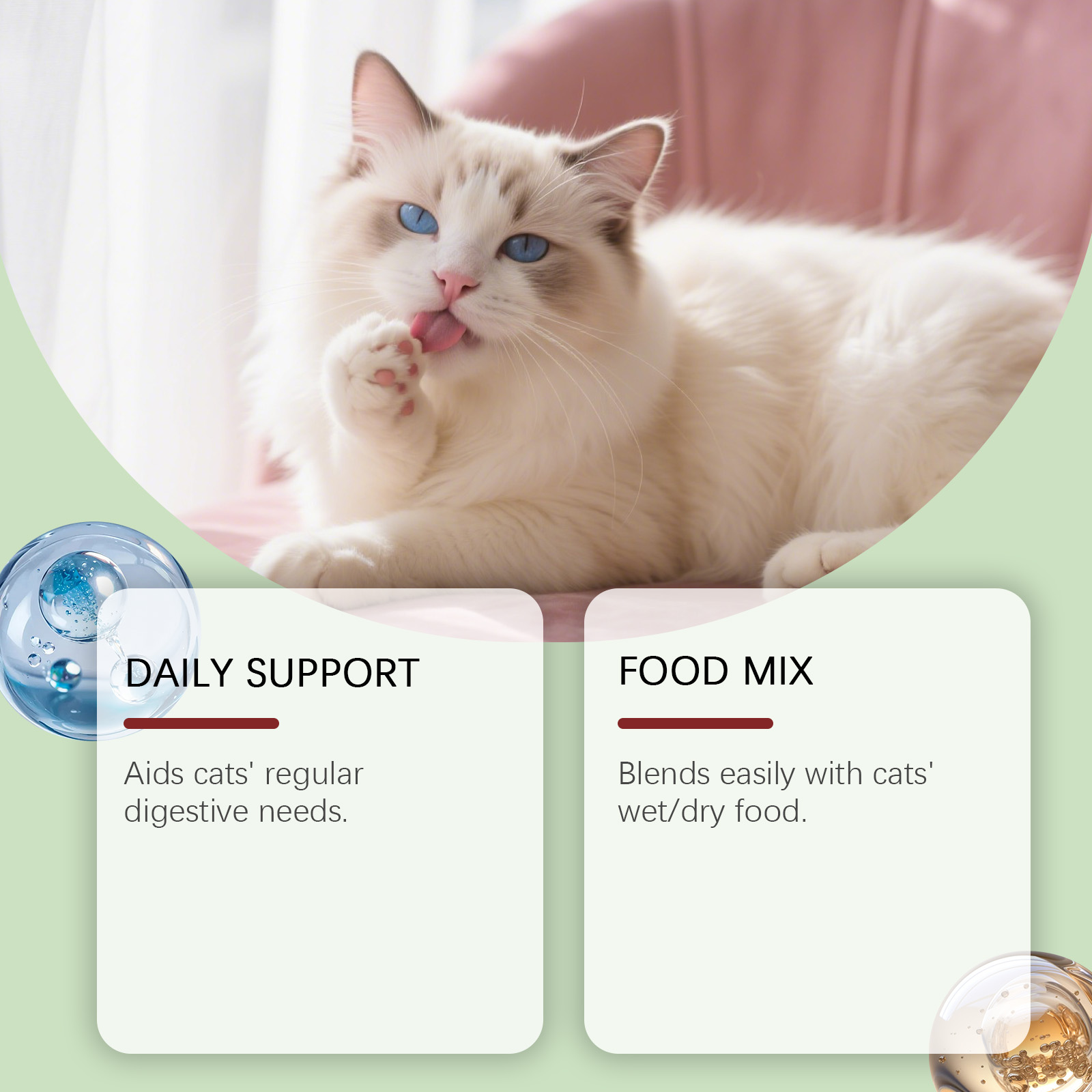 Kriath Cat Digestive Health Drops Gentle Nutrient Absorption Aid_voghion.com