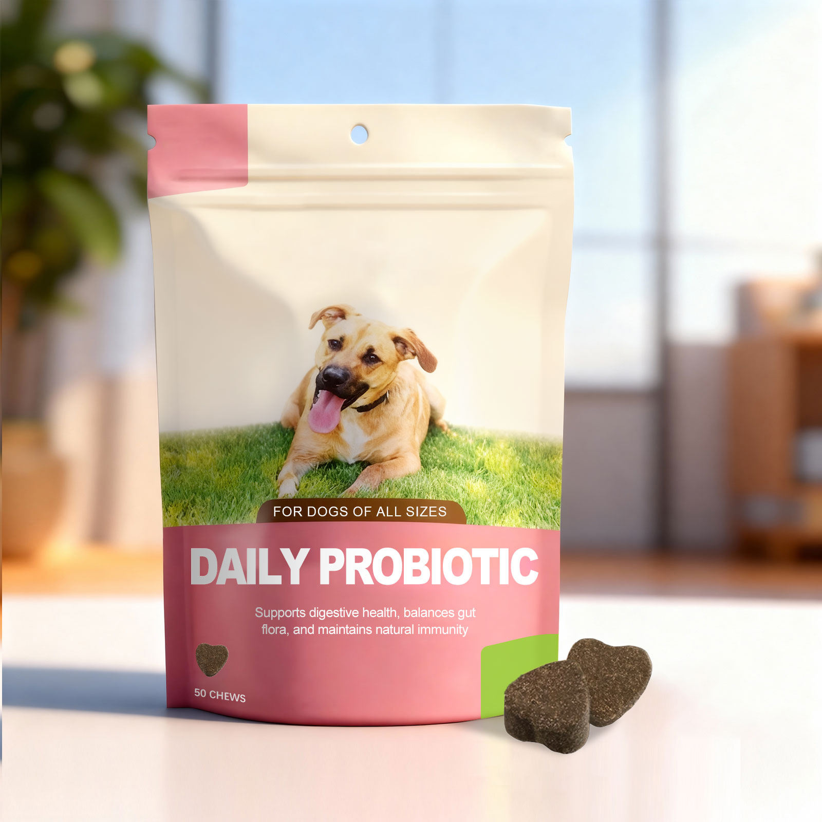 Probiotiques pour chiens support digestion et vitalité quotidien_voghion.com
