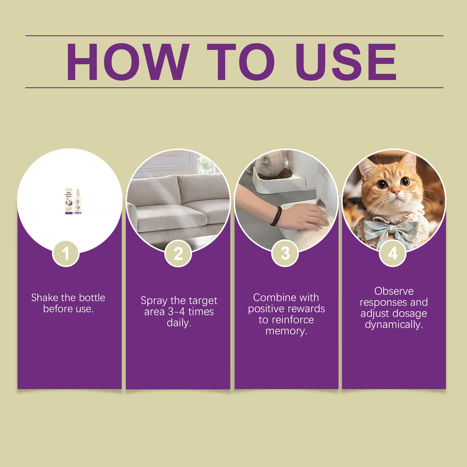 Spray anti-griffe pour chats protection meubles doux non irritant_voghion.com