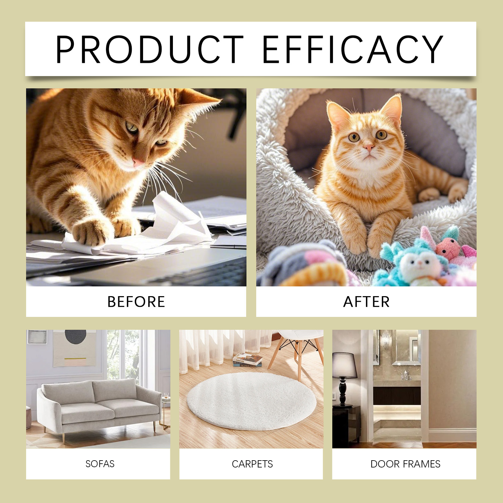 Spray anti-griffe pour chats protection meubles doux non irritant_voghion.com