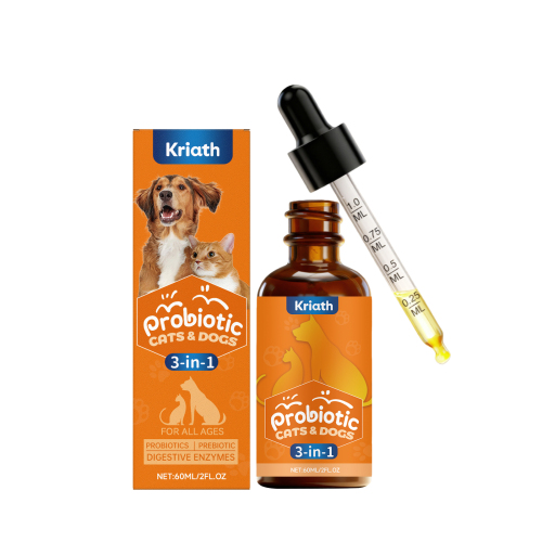 Kriath 犬猫益生菌滴剂 草本配方温和护理滋养呵护宠物营养滴剂