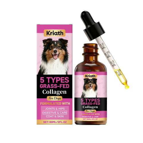 Kriath 狗狗胶原蛋白滴剂 关节养护皮肤毛发温和呵护全龄宠物适用