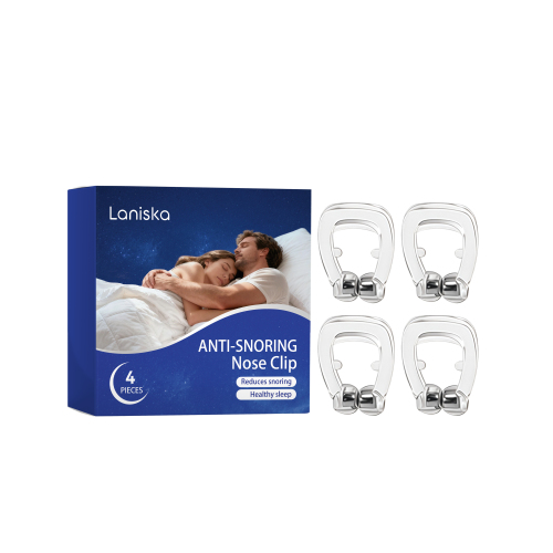 Laniska 睡眠鼻夹 硅胶柔软舒适睡眠便携磁吸式物理打鼾日常护理