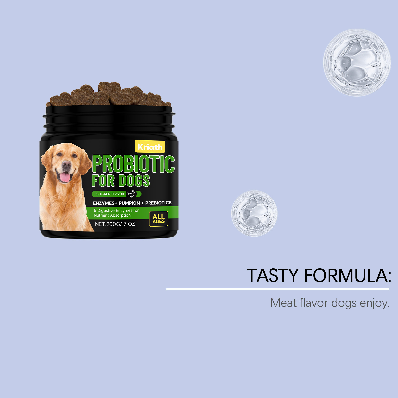 Probiotic Dog Supplement Gentle Formula Daily Nutritional Care_voghion.com