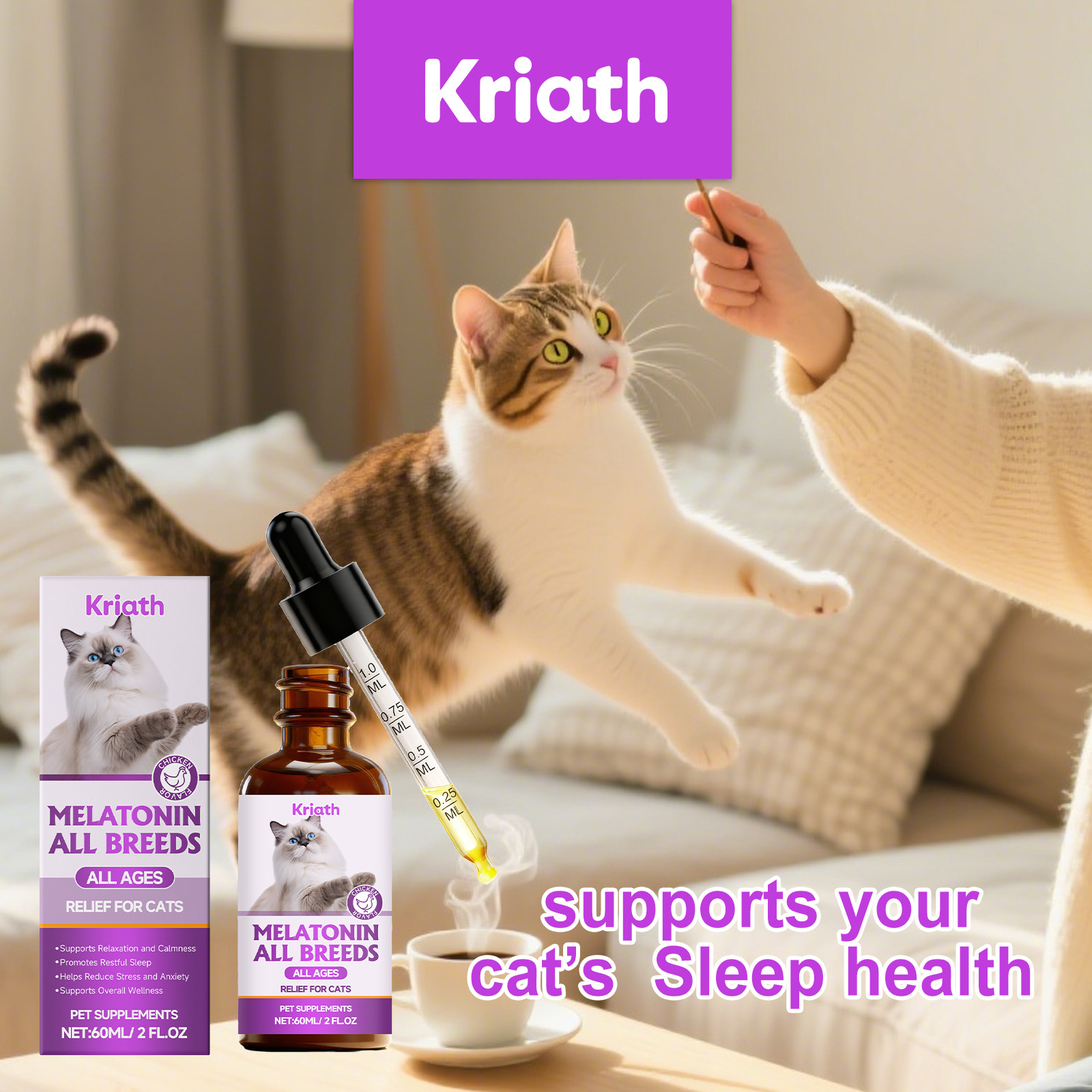 Kriath drops tisztítókendők kedvenceknek napi ápoláshoz_voghion.com