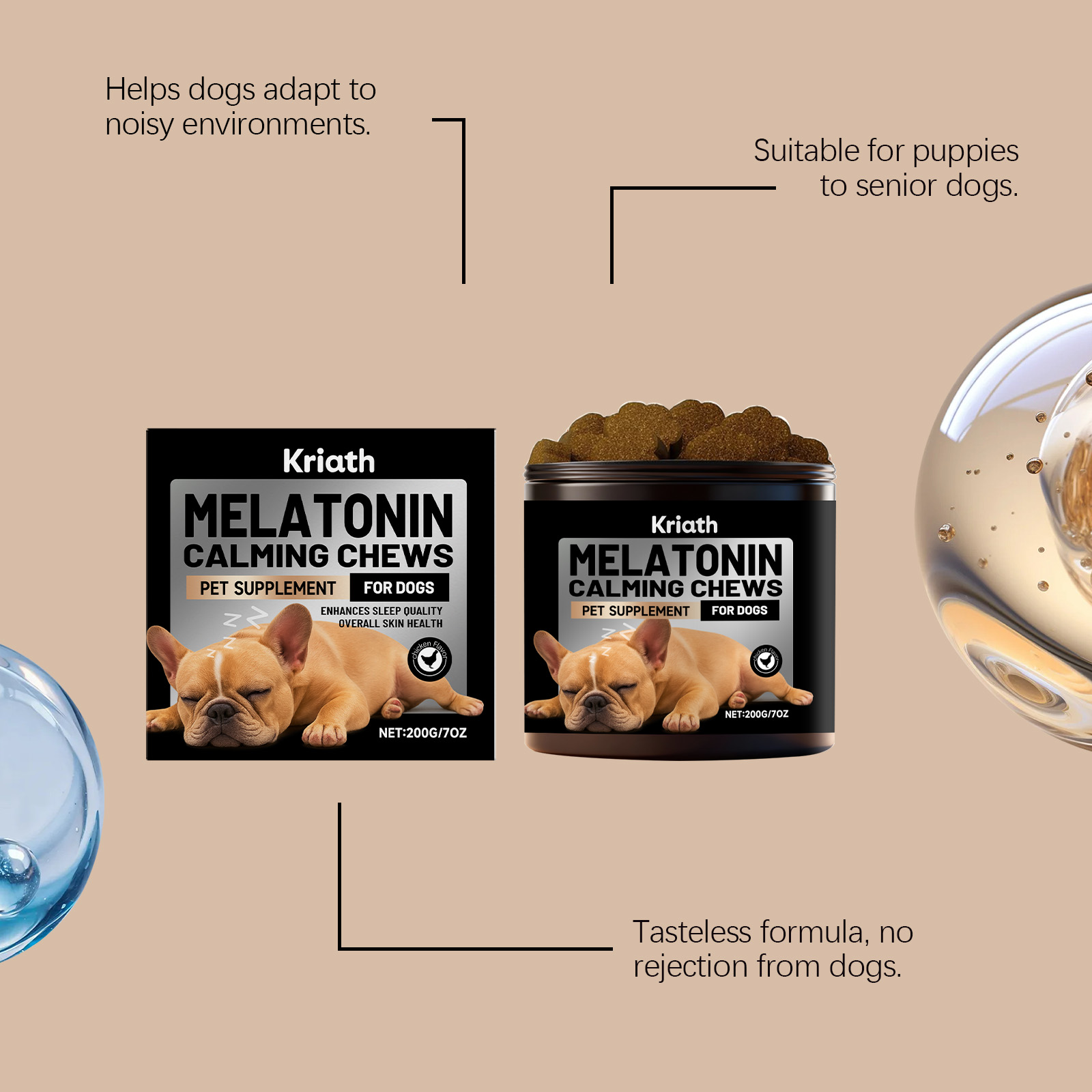 Granuli morbidi per cani kriath trattamento quotidiano delicate_voghion.com