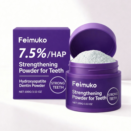 Feimuko 牙齿护理粉 口腔呵护牙龈清洁牙齿薄荷清新口气亮泽牙齿