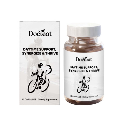 Docteat 白天能量补充胶囊 缓解日常压力提升活力营养膳食补充剂