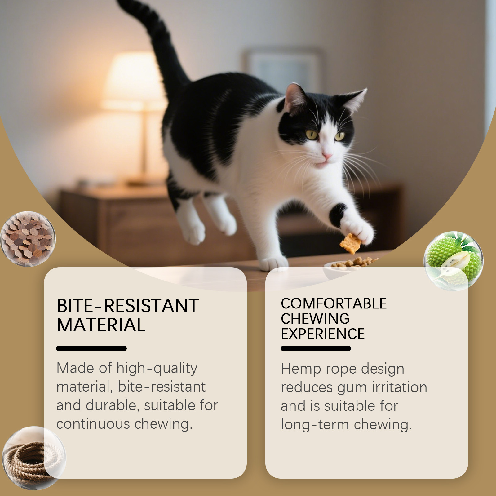 EELJOY Pet Dental Care Chewable Snack Cat Teething Stick_voghion.com