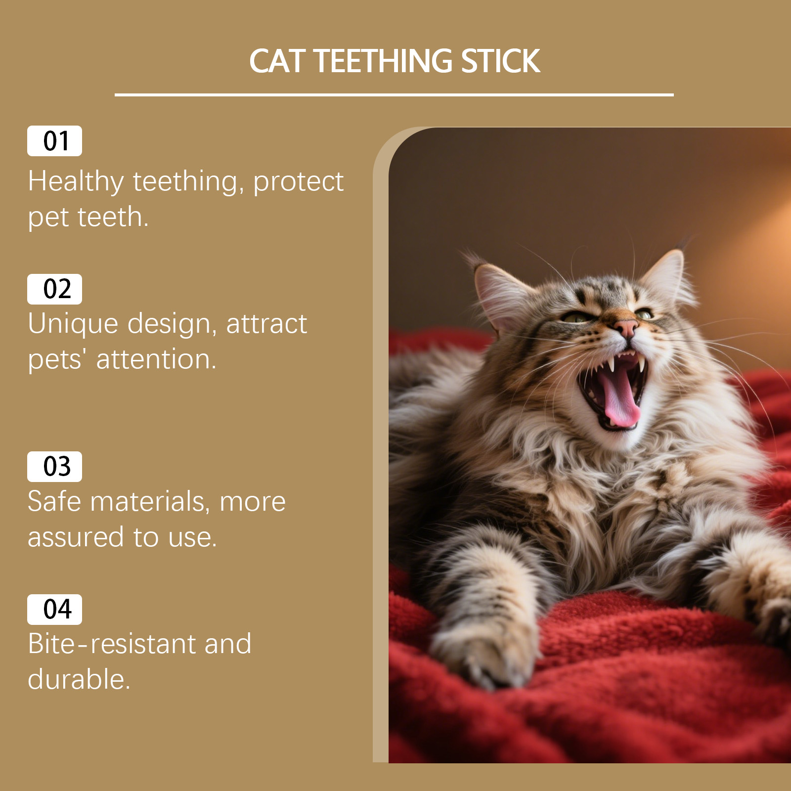 EELJOY Pet Dental Care Chewable Snack Cat Teething Stick_voghion.com
