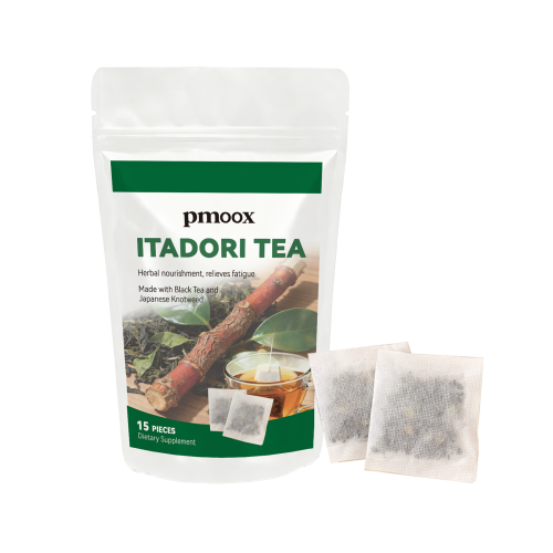 PMOOX 草本虎杖红茶饮 含虎杖日常温和养护身体护理天然成分植物萃取饮