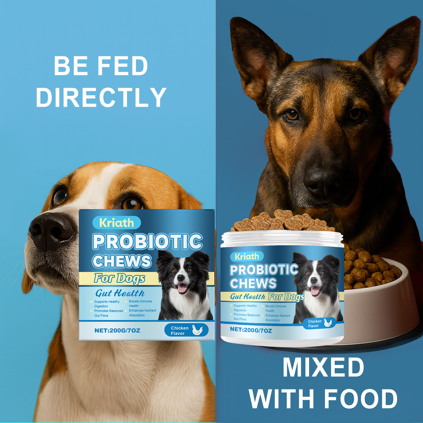 Probiotic Gentle Nutritional Granules For Healthy Dog Digestion_voghion.com