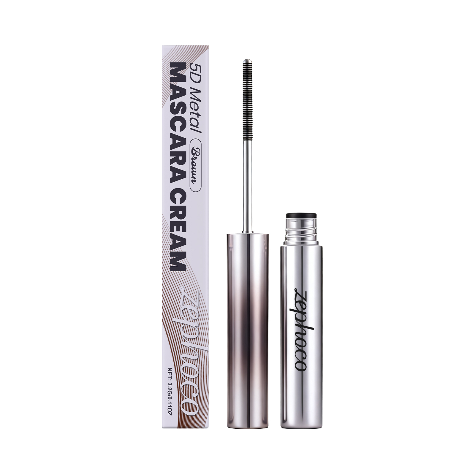 zephoco Brown Mascara Is Light, Smooth And Not Prone To Smudging. It Naturally Sets And Looks Beautiful_voghion.com