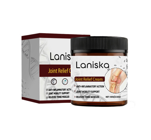 Laniska 关节护理霜 按摩手腕膝盖舒适关节温和成分外用涂抹霜