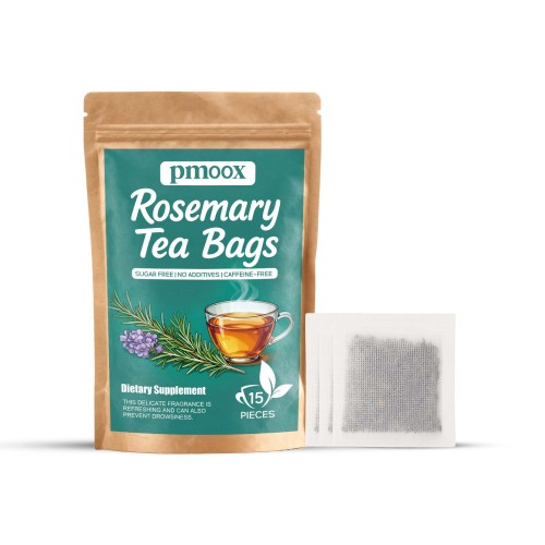 PMOOX 迷迭香草本清新茶 含迷迭香草本清新口感日常饮用温和舒适茶