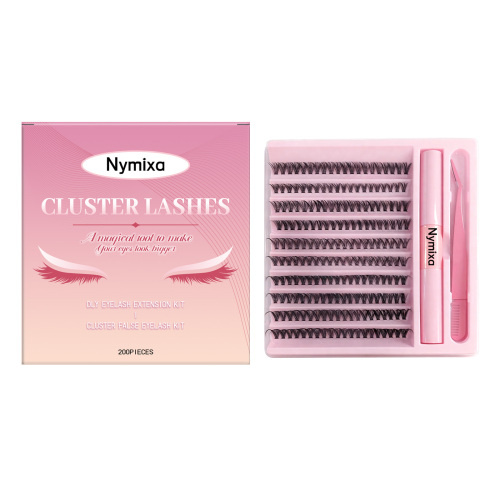 Nymixa 分段式假睫毛套装 新手易贴轻盈隐形日常通勤约会素颜睫毛