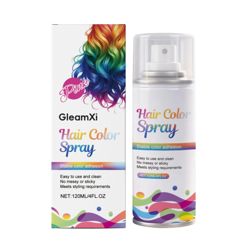GleamXi 粉色临时美发剂 温和成分自然显色时尚发色日常便捷美发