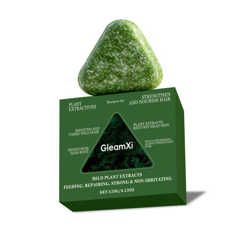 GleamXi 侧柏叶洗发皂 草本精粹发皂改善发质丰盈秀发靓丽飘逸柔顺