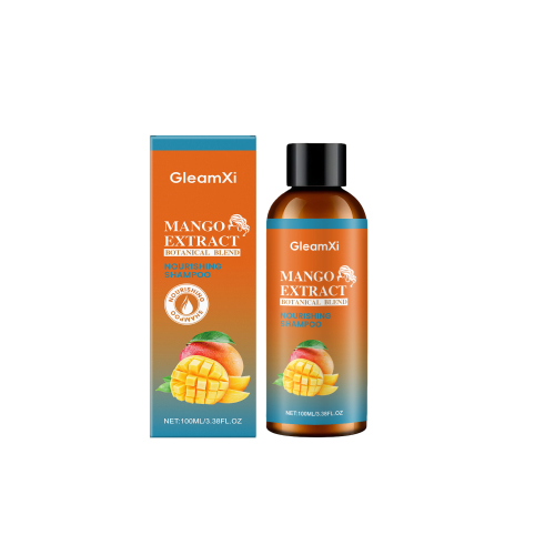 GleamXi 芒果洗发水 温和清洁头皮柔顺秀发日常蓬松光泽保湿洗发水