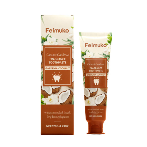 Feimuko 椰子花香护理牙膏 温和清洁牙齿清新洁净亮泽护理牙膏